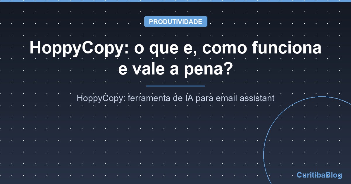 HoppyCopy: o que e, como funciona e vale a pena?