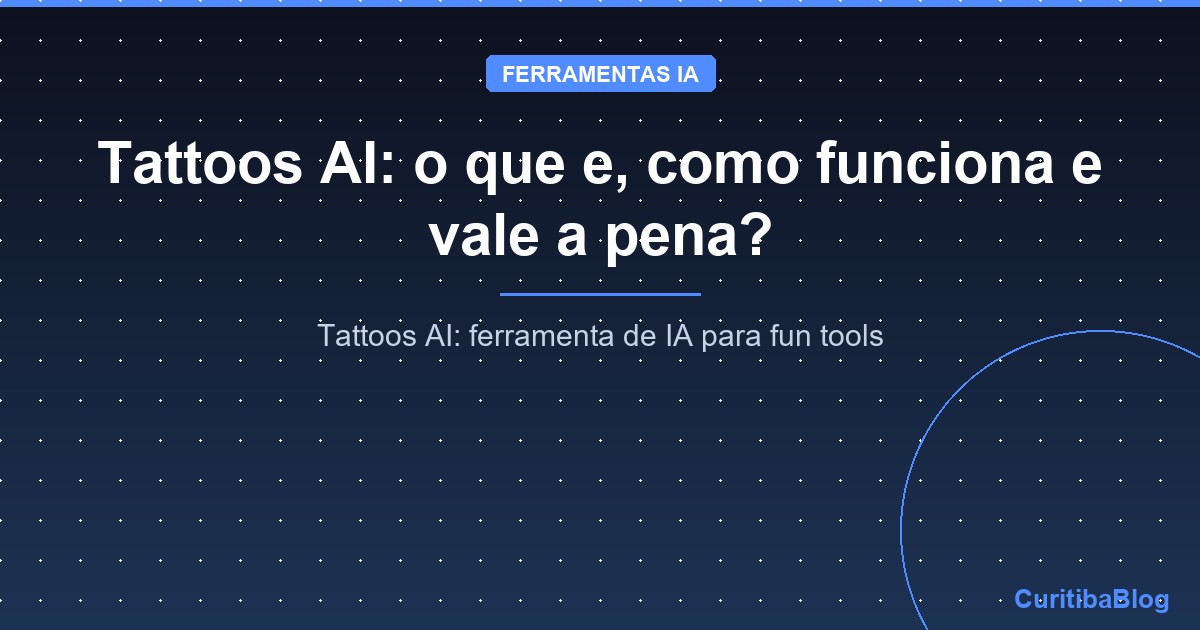Tattoos AI: o que e, como funciona e vale a pena?