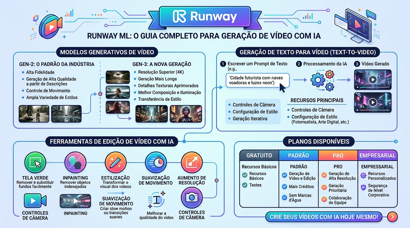 Runway ML, Geração de vídeo cinematográfico com IA