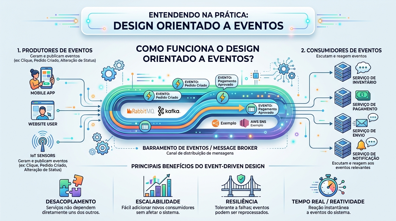 Event-Driven Design, Principais conceitos e ferramentas