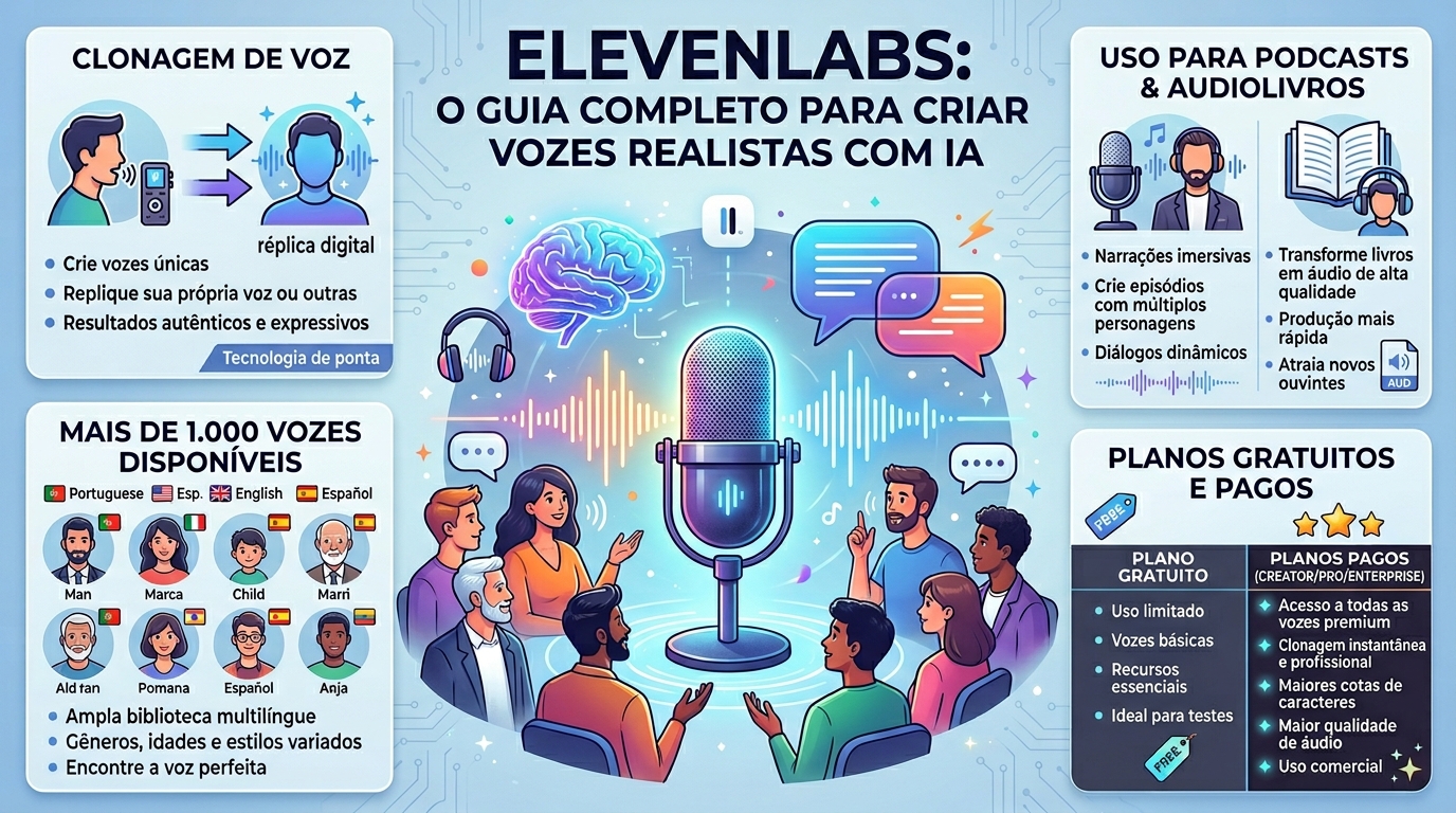 ElevenLabs, Clonagem de voz e Voice Lab