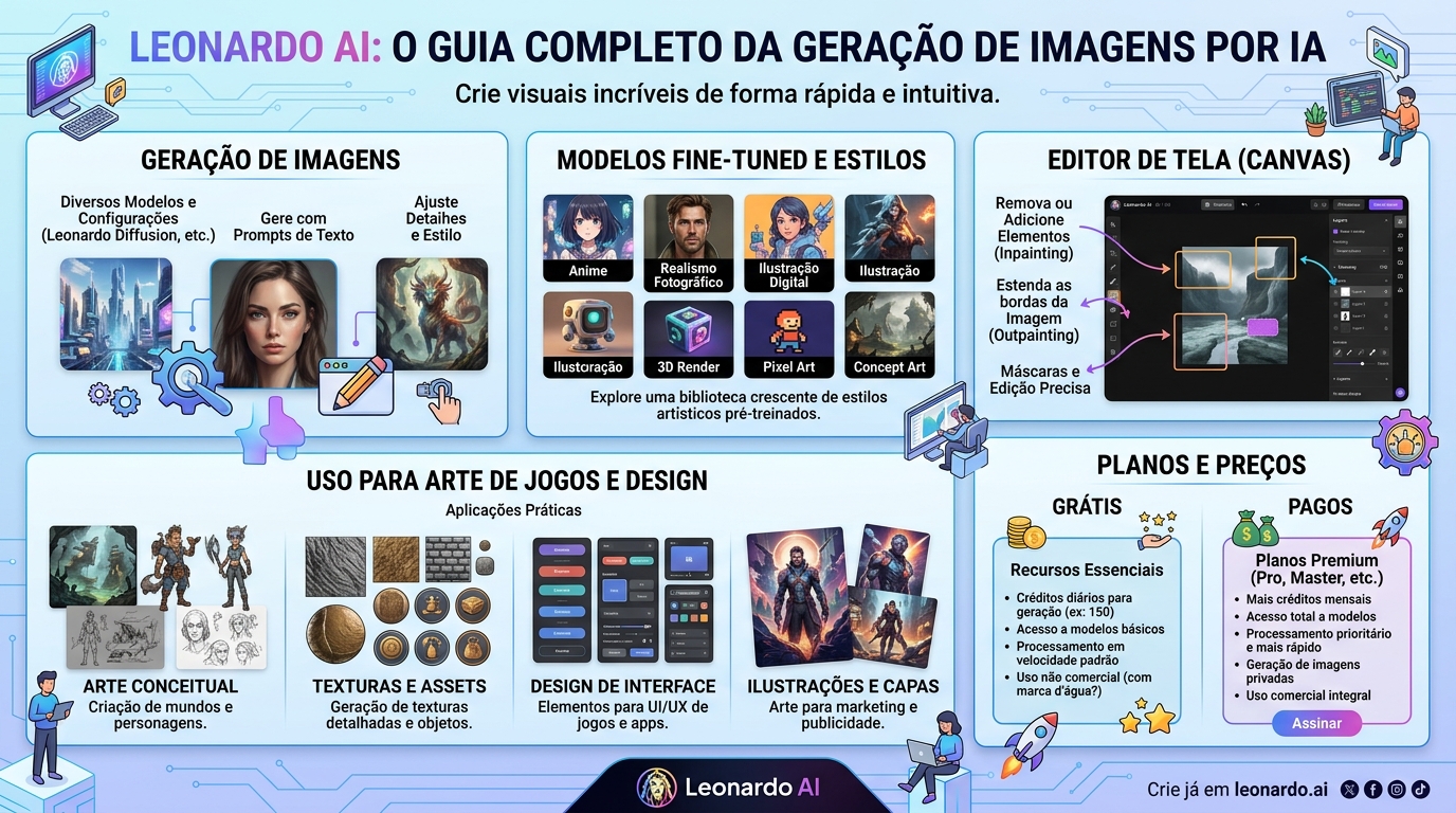 Leonardo AI, Galeria de exemplos gerados