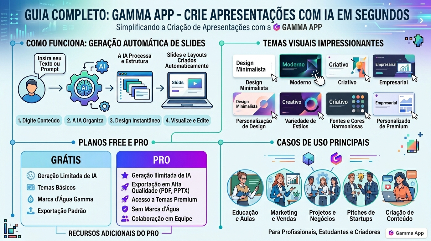 Gamma, Planos e formatos disponíveis