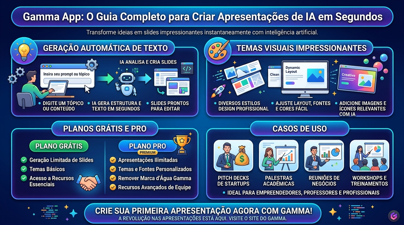 Gamma, Exemplos de apresentações geradas com IA